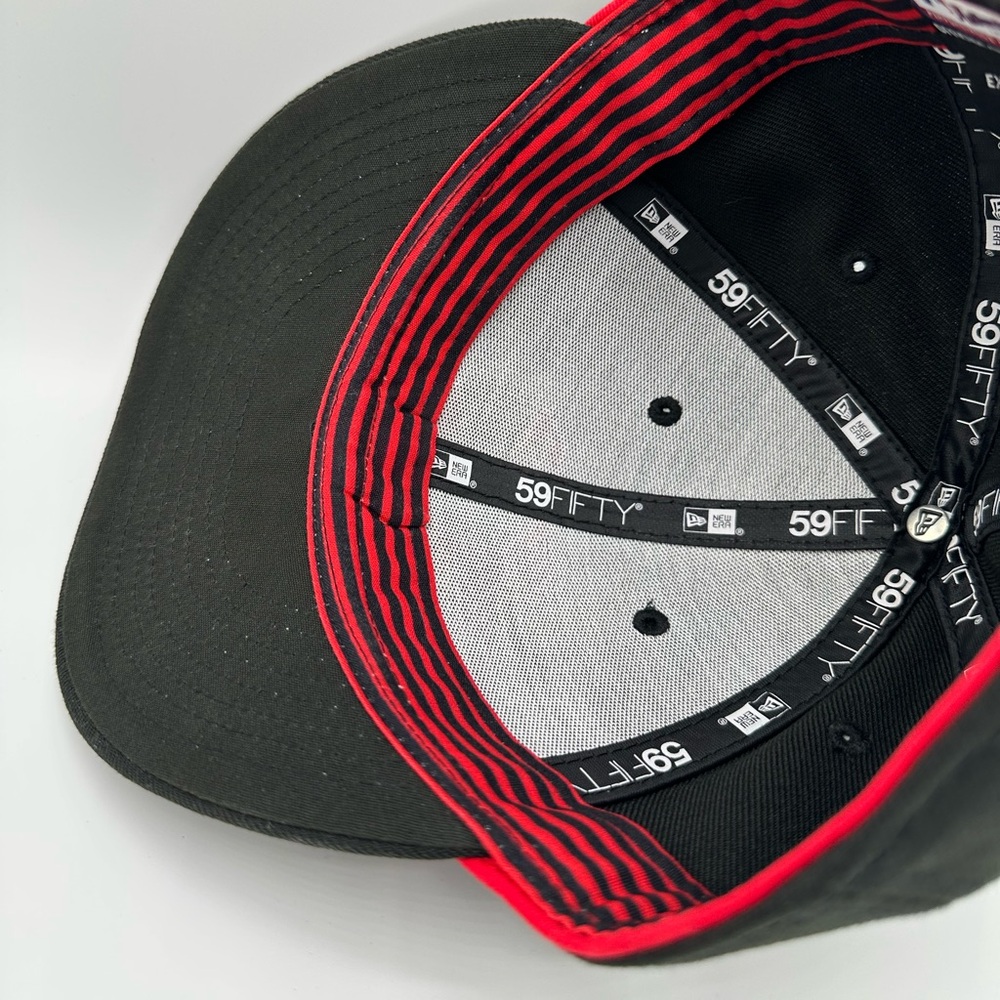 Cincinnati Reds Fitted *LOW PROFILE* Hat 6 7/8 New Era City Connect - Picture 8 of 12